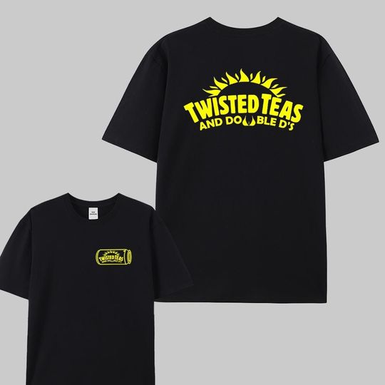 Funny Twisted Tea T-Shirt, Double Ds Graphic Tee, Unisex Party Shirt, Summer Drinking Shirt, Trendy Streetwear, Humor Tee