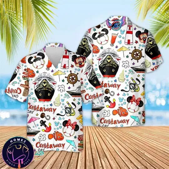 Disney Cruise Hawaiian Shirt, Disney Cruise Birthday Hawaiian