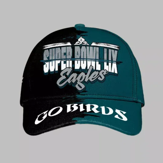 Philadelphia Eagles Super Bowl LIX Champions Baseball Cap Adjustable Hat Go Bird