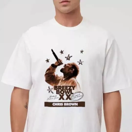 Chris Brown Stadium World Tour 2025 Breezy Bowl XX Unisex T-Shirt