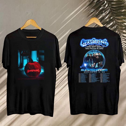 Discover Supercharged Worldwide In '25 Shirt, The Offspring Shirt, The Offspring, The Offspring Concert, The Offspring Fan Shirt, The Offspring Merch