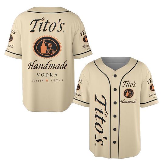 Titos Vodka Baseball Jersey, Titos Jersey Shirt, Tito Baseball Shirt, Baseball Jersey Shirt