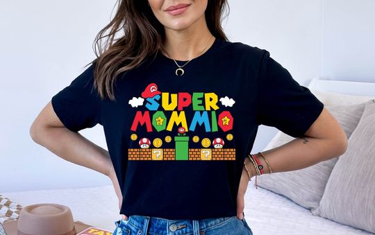 Super Mommio Shirt, Super Mom Tshirt, Mom Gift Tshirt, New Mama Gift Tee, Mother's Day Gift Tshirt