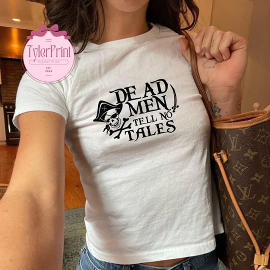 Vintage Dead Men Tell No Tales Baby Tee