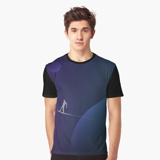 Silver Surfer Minimal  Graphic T-Shirt