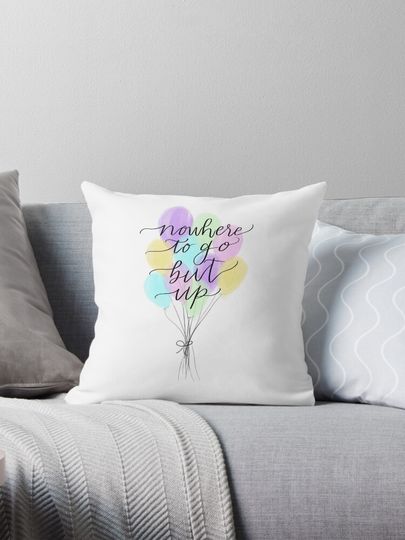 Nowhere to go but up Mary Poppins Pillow