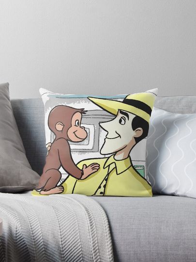 Curious George & MWTYH Pillow