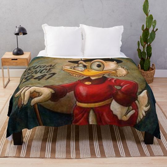 Scrooge McDuck Throw Blanket
