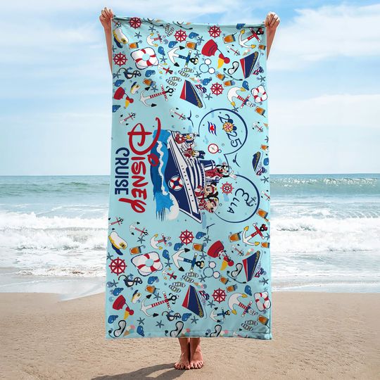 Custom Disney Cruise Family Matching Towel, Disney Cruise Line Towel, Mickey Cruise Towel, Disney Vacation Towel, Disney Cruise 2025 Merch