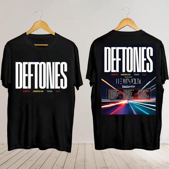 Deftone North American Tour 2025 T-Shirt, Deftone Concert Shirt, Deftone Fan Gift, Deftone Merch, Deftone Graphic Tee