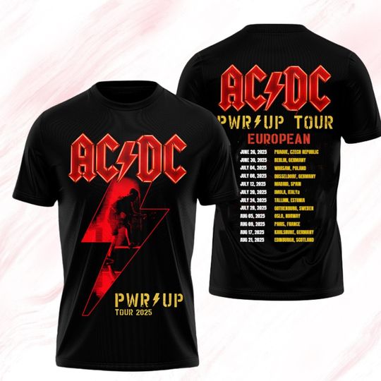 Discover AC-DC Shirt, Power Up 2025 Tshirt, Music Lover Shirt Men, The Evolution Of Rock Unisex Tee, Rock Legends Tee, Music Band Unisex Tee