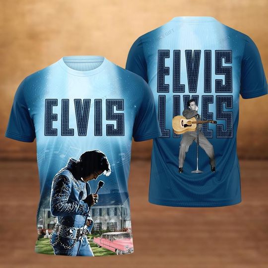 Elvis Presley Shirt, King Of Rock And Roll Shirt, Music Tour Shirt, Retro Elvis Shirt, Vintage Elvis Presley Tee, Music Lovers Gift