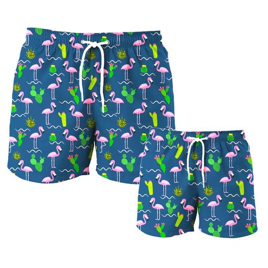 Father Son Matching Swim Trunks, Father and Son Matching Swimsuit, Dad and Son Matching Swim Trunks, Father Son Matching Outfit, Dad Gift