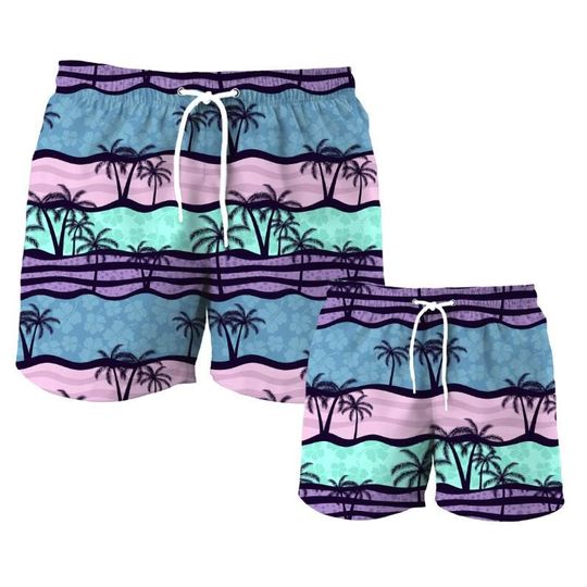 Father Son Matching Swim Trunks, Father and Son Matching Swimsuit, Dad and Son Matching Swim Trunks, Father Son Matching Outfit, Dad Gift