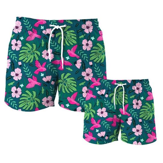 Father Son Matching Swim Trunks, Father & Son Matching Swimsuit, Dad and Son Matching Swim Trunks, Father Son Matching Outfit, Dad Gift