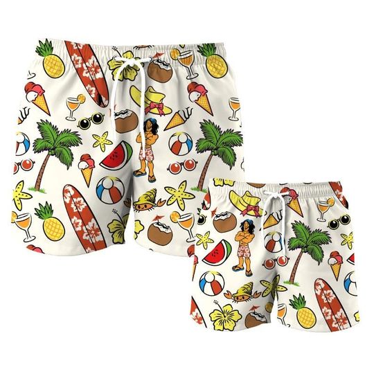Father Son Matching Swim Trunks, Father & Son Matching Swimsuit, Dad and Son Matching Swim Trunks, Father Son Matching Outfit, Dad Gift