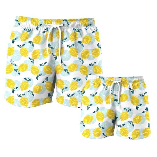 Father Son Matching Swim Trunks, Father and Son Matching Swimsuit, Dad and Son Matching Swim Trunks, Father Son Matching Outfit, Dad Gift
