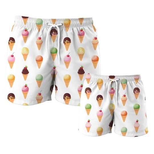 Father Son Matching Swim Trunks, Father & Son Matching Swimsuit, Dad and Son Matching Swim Trunks, Father Son Matching Outfit, Dad Gift