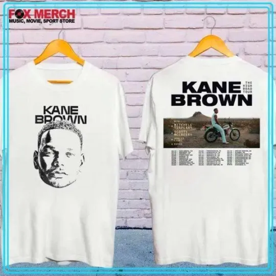 Kane Brown The High Road Tour 2025 T-Shirt Gift For Fans All Size