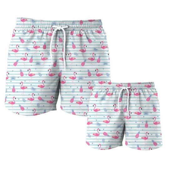 Father Son Matching Swim Trunks, Father and Son Matching Swimsuit, Dad and Son Matching Swim Trunks, Father Son Matching Outfit, Dad Gift