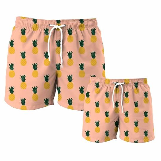 Father Son Matching Swim Trunks, Father and Son Matching Swimsuit, Dad and Son Matching Swim Trunks, Father Son Matching Outfit, Dad Gift