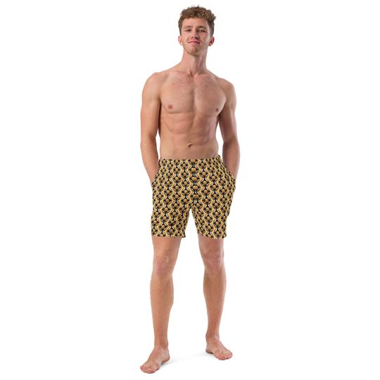 All-Over Print Recycled Swim Trunks