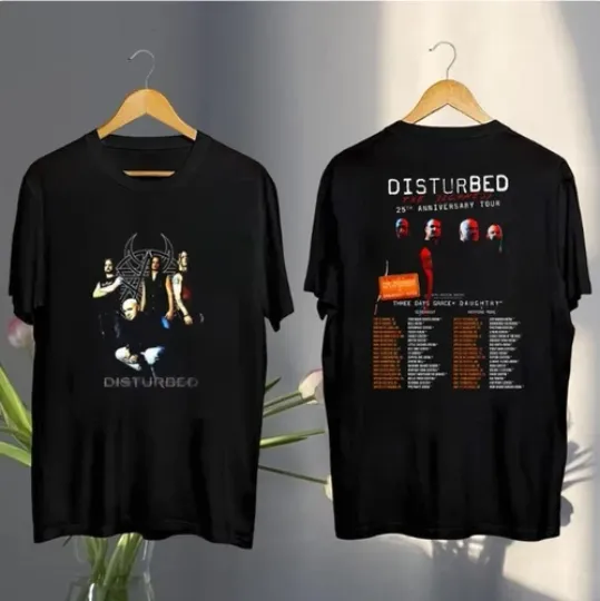 The Sickness Graphic Tee, 2025 Disturbed The Sickness 25th Anniversary Tour