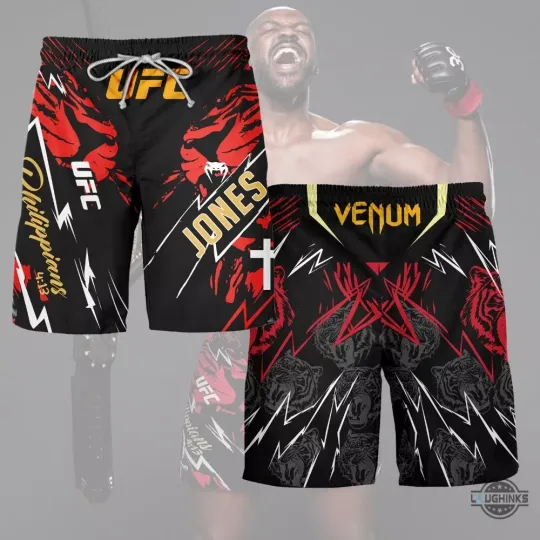 Wrestling Entertainment Jon Jones Ufc Hawaiian Shorts