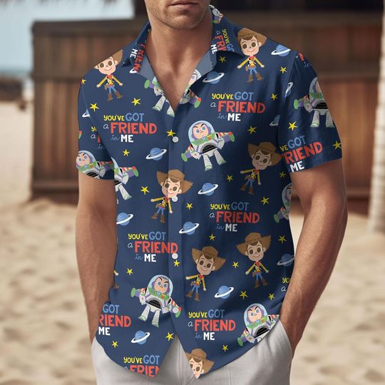 Toy Story Button Shirt, Buzz Lightyear Woody Shirt And Shorts, Woody Toy Story Shirt For Men, Disney Movie Shirt Women, Magic Kingdom