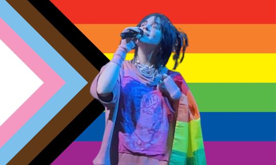 Billie Eilish Pride Tapestry