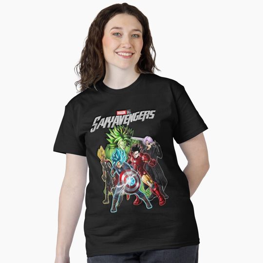saiyavengers - Dragon ball z Marvel Avengers endgame t shirt Classic T-Shirt