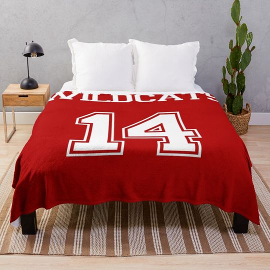 WILDCATS TROY BOLTON HIGH SCHOOL MUSICAL Throw Blanket