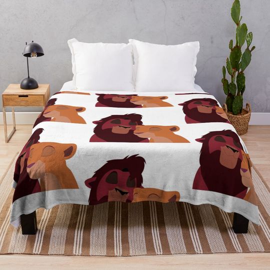 Kovu and Kiara Throw Blanket
