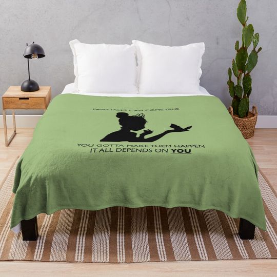 Princess and the Frog Throw Blanket