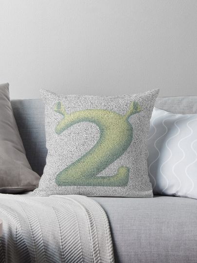 Shrek 2 Script in its Entirety Pillow