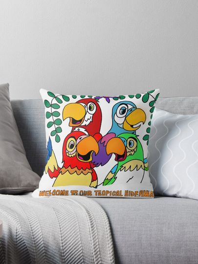 Enchanted Tiki Room birds quote Pillow