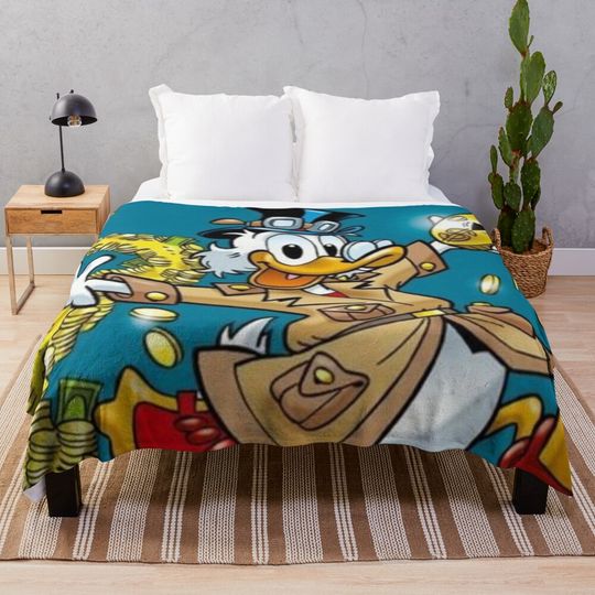 Scrooge McDuck Throw Blanket