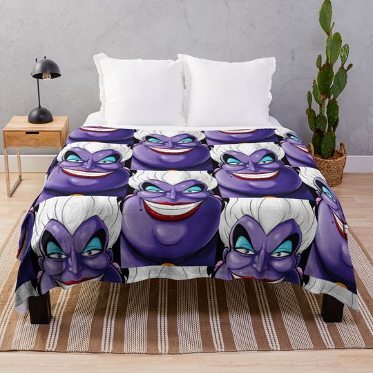 ursula masks - ursula tshirt- ursula Hoodies Throw Blanket