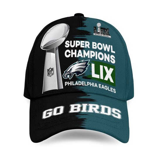 Philadelphia Eagles Super Bowl Champions Lix Classic Cap