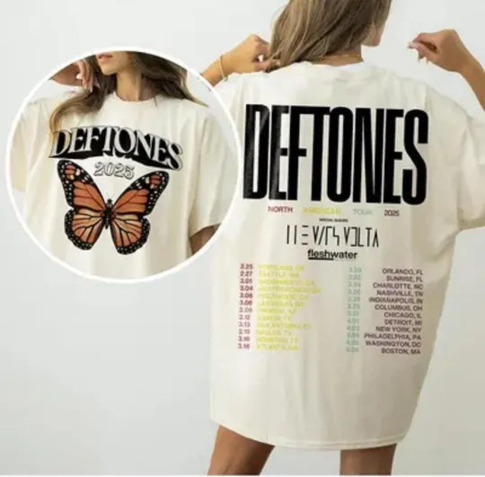Deftone 2025 North American Tour Concert  T-Shirt