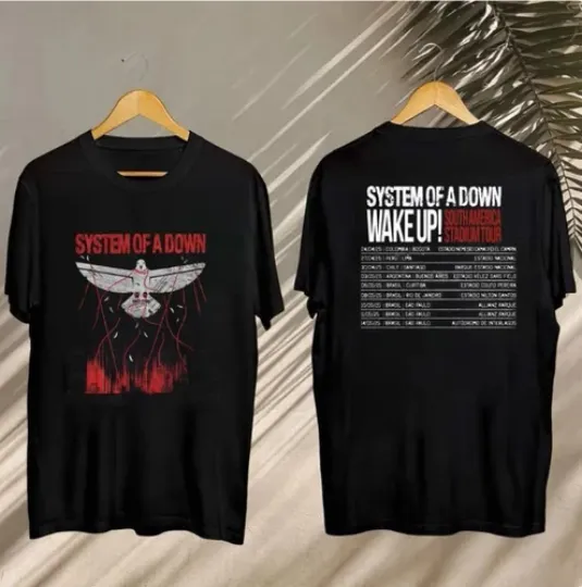 SYSTEM OF DOWN Concert 2025 Double Sided T-Shirts