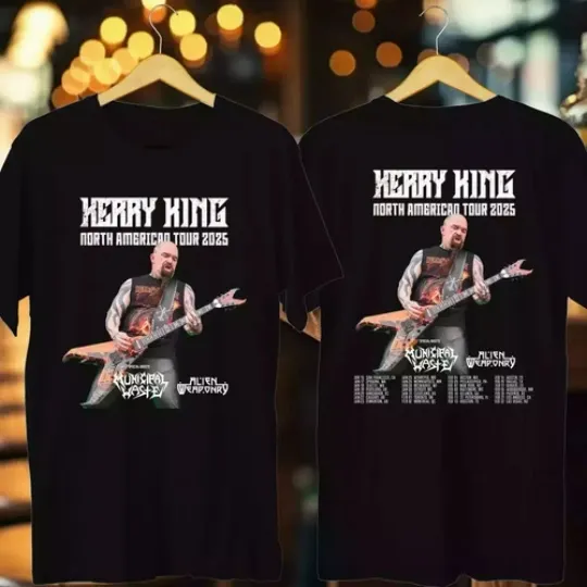 KERRY KING NORTH AMERICAN TOUR 2025 Double Sided T-Shirts