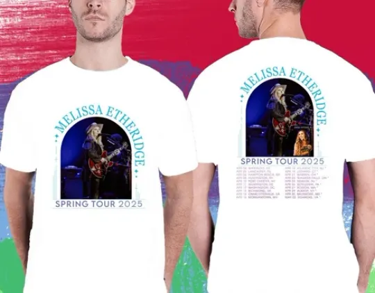 Melissa Etheridge N. America Tour 2025 Double Sided T-Shirts