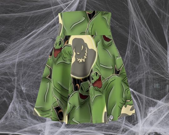 Oogie Boogie Running Skirt | Halloween Running Skirt | Magical Running Skirt | Women's Skater Skirt