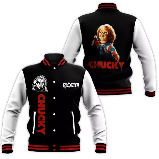 Personalized Chucky Baseball Jacket