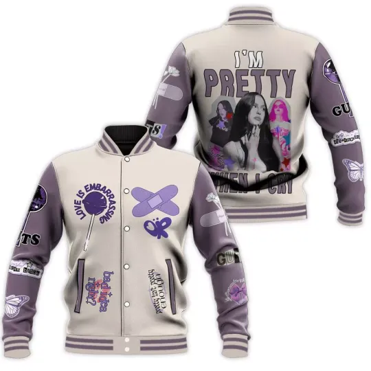 Olivia Rodrigo I'm Pretty Baseball Jacket