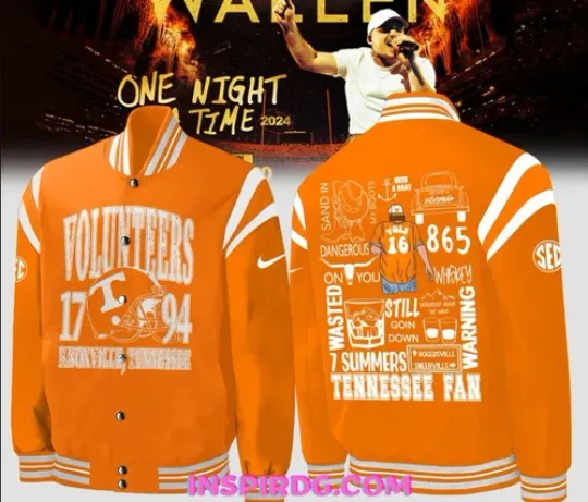 Volunteers Wallen Western 2024 Orange Baseball Jacket