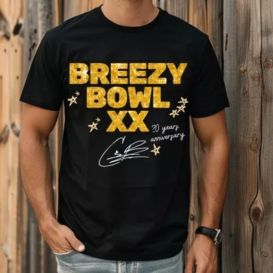 Chris Brown 2025 Tour Tee, Chris Brown Signature Breezy Bowl XX Tour 2025 Shirt