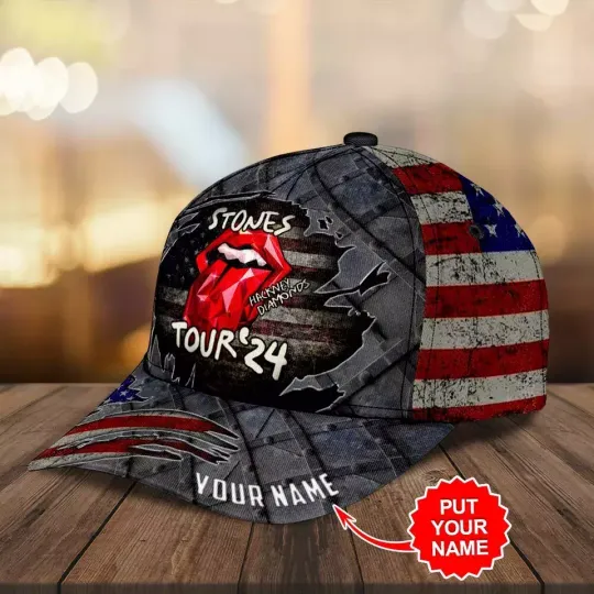 Personalized The Rolling Stones Classic Cap – Customizable for Fans, Trendy Cap
