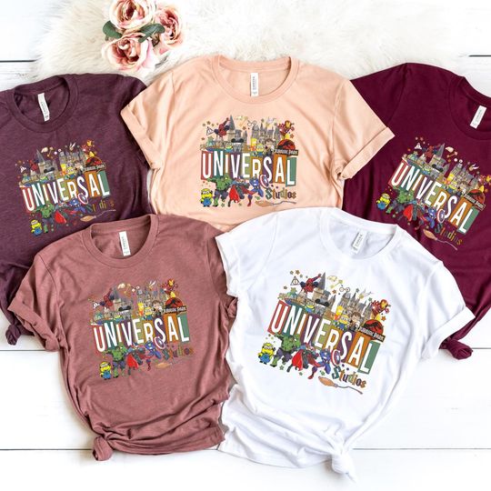 Vintage Universal Studios Shirt, Universal Studios Family Vacation, Universal Studios Trip Shirt, Family Trip Top